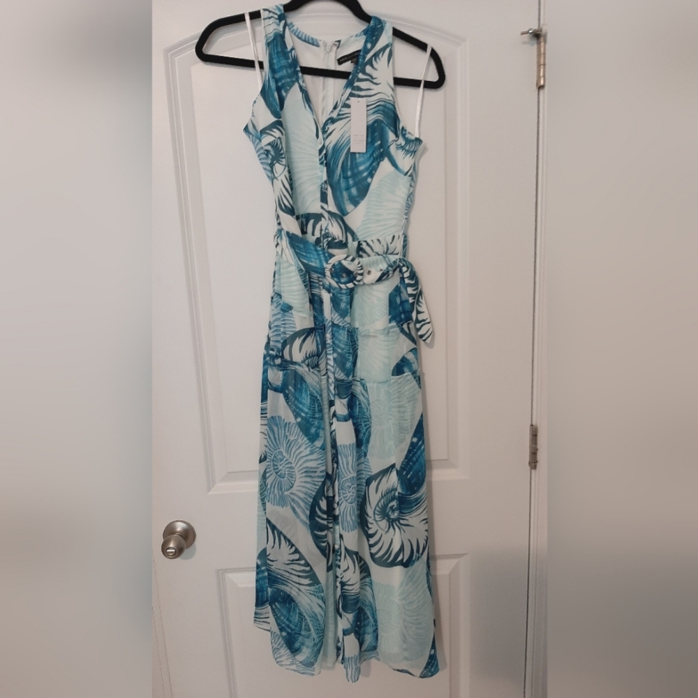 White House Black Market sleeveless  midi shirt dress 00